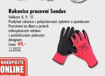 Rukavice pracovní Sendus