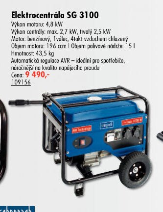 Elektrocentrála SG 3100