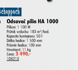 Odsavač pilin HA 1000