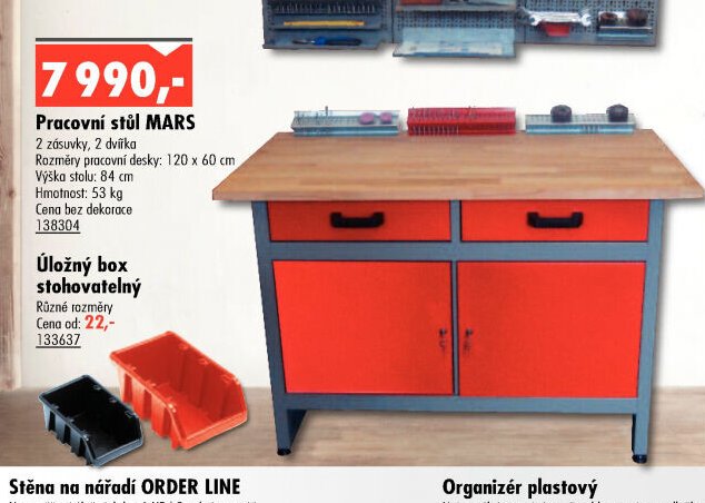 Pracovní stůl MARS