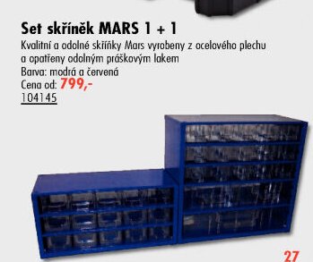 Set skříněk MARS 1 + 1