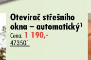 Otevírač střešního okna - automatický