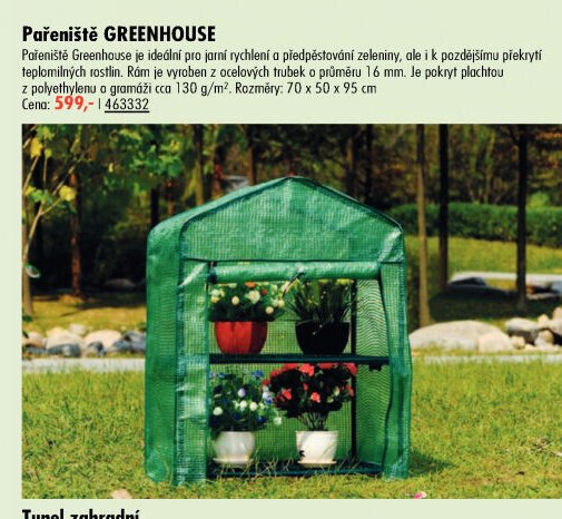 Pařeniště GREENHOUSE