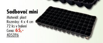 Sadbovač mini