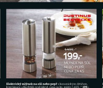 Elektrický mlýnek na sůl nebo pepř