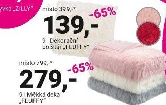DEKORAČNÍ POLŠTÁŘ „FLUFFY“