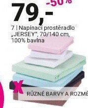NAPÍNACÍ PROSTĚRADLO „JERSEY“