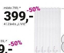 ZÁVĚS „LIVIE“