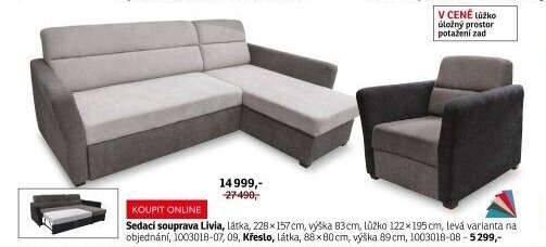 Sedací souprava Livia