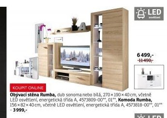 Obývací stěna Rumba