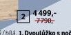 Dvoulůžko s nočními stolky, 2