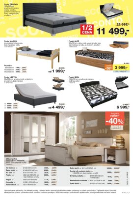 akční leták Sconto nábytek 28.1.2022-6.2.2022