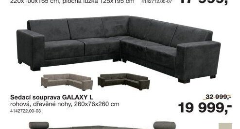 Sedací souprava GALAXY L