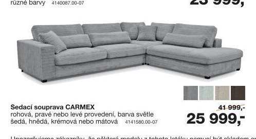 Sedací souprava CARMEX