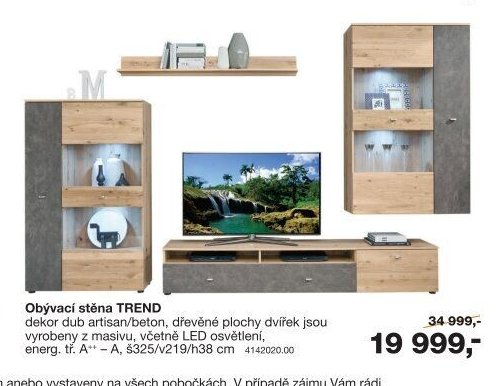 Obývací stěna TREND