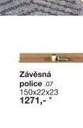 Závěsná police .07