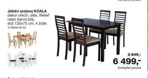 Jídelní sestava KOALA