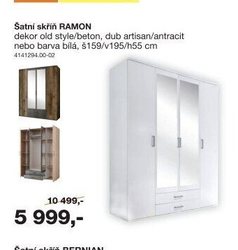 Šatní skříň RAMON