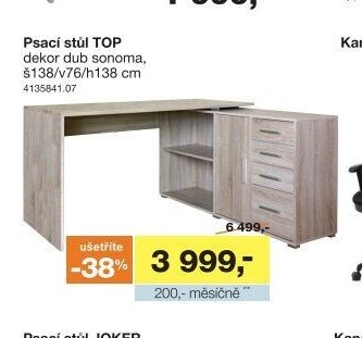Psací stůl TOP