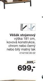 Věšák stojanový