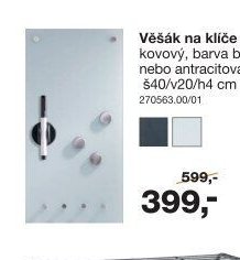 Věšák na klíče