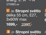 Stropní světlo .00