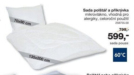 Sada polštář a přikrývka