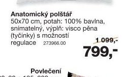 Anatomický polštář
