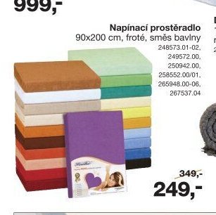 Napínací prostěradlo