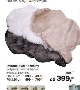 Imitace ovčí kožešiny