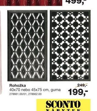 Rohožka 40x70 nebo 45x75 cm