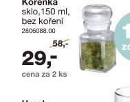 Kořenka sklo 150 ml