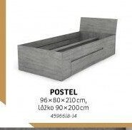 POSTEL 96x80x210cm, lůžko 90x200cm