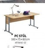 PC stůl 160x75x80 cm