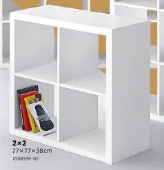 Regál 2×2