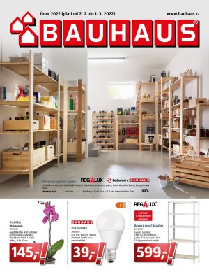 akční leták BAUHAUS 2.2.2022-1.3.2022