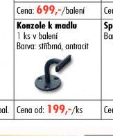 Konzole k madlu