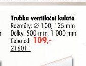 Trubka ventilační kulatá