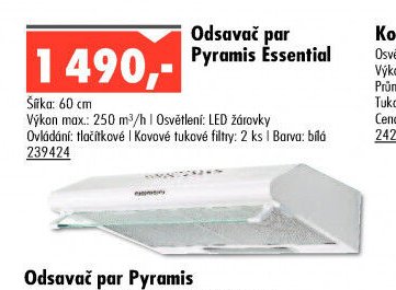 Odsavač par Pyramis Essential