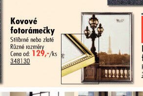 Kovové fotorámečky