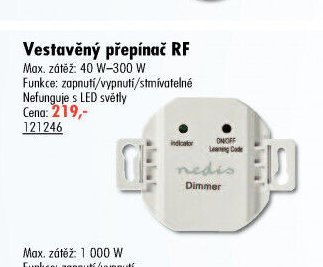 Vestavěný přepínač RF