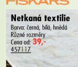 Netkaná textilie