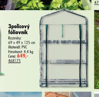 3policový fóliovník