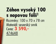 Záhon vysoký 100 s nopovou fólií