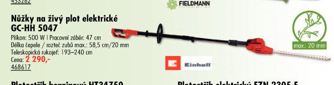 Nůžky na živý plot elektrické GC-HH 5047