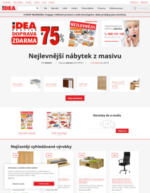 akční leták IDEA nábytek 8.2.2022-14.2.2022