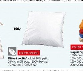 Péřový polštář