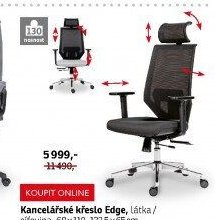 Kancelářské křeslo Edge, látka