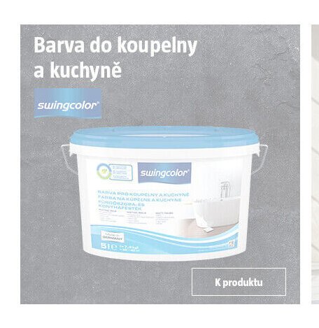 Barva do koupelny a kuchyně