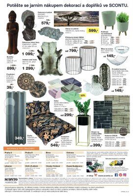 akční leták Sconto nábytek 18.2.2022-10.3.2022
